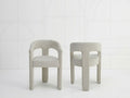 Lot de 2 Chaises Velours Maestro - Coloris Variés, L50 x D55 x H84 cm - Vue de face