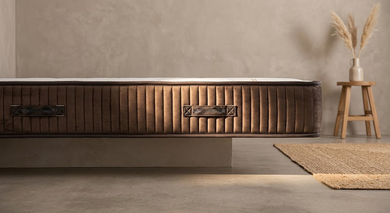 Matelas Mousse Housse Cashmère - 140/160 x 200 cm - Vue d'ensemble