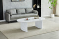 Table Basse Joséphine – MDF Effet Marbre, 100 cm - Vue d'ensemble