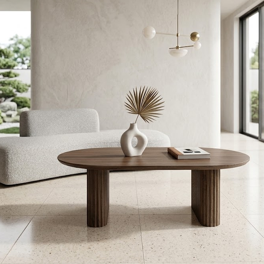 Table Basse Oslo – Effet Noyer