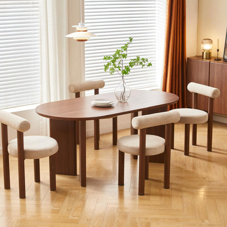 Table Repas Ambre – Effet Noyer